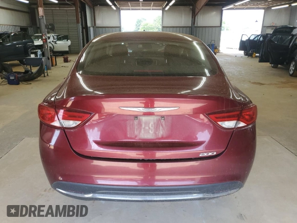 2015 Chrysler 200 Limited with VIN 1C3CCCAB6FN598374, listed as a Copart auction lot 62074205 with 194,611 mi miles and Salvage title. Bid and sale history available at DreamBid. Image 6.