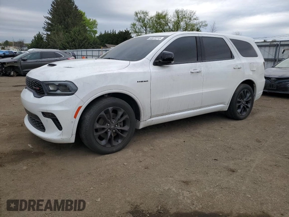 2022 Dodge Durango R/T с VIN 1C4SDJCT0NC213268, выставлен на аукционе Copart как лот 53872215 с пробегом 30 503 миль миль и Списание • Salvage title. История ставок и продаж доступна на DreamBid. Изображение 1.