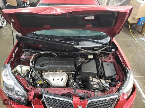 2009 Pontiac Vibe w/1SB with VIN 5Y2SP67019Z432876, listed as a Copart auction lot 78551534 with 128,207 mi miles and Salvage Title. Bid and sale history available at carsss.com. Image 11.