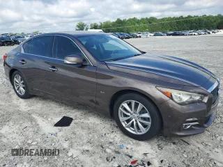 2017 Infiniti Q50 Sport with VIN JN1EV7AP1HM734603, listed as a Copart auction lot 63349095 with 153,113 mi miles and Clean title. Bid and sale history available at DreamBid. Image 4.