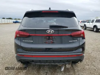 2023 Hyundai Santa Fe Hybrid SEL Premium with VIN 5NMS3DA11PH015602, listed as a Copart auction lot 71403874 with 17,819 mi miles and Salvage Title. Bid and sale history available at carsss.com. Image 6.