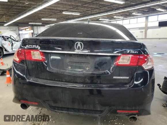 2012 Acura TSX Special Edition with VIN JH4CU2F86CC009748, listed as a Copart auction lot 46897255 with 118,945 mi miles and Salvage title. Bid and sale history available at DreamBid. Image 6.