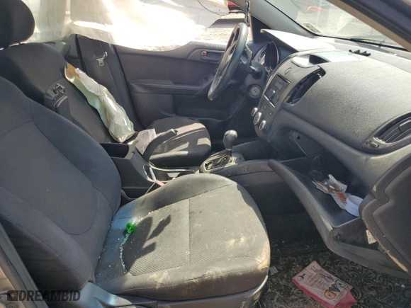 2012 Kia Forte EX with VIN KNAFU4A27C5545154, listed as a Copart auction lot 50075135 with 0 mi miles and Salvage Title. Bid and sale history available at carsss.com. Image 7.