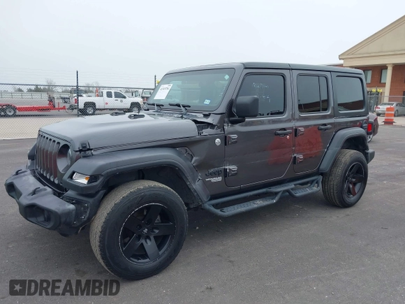 2021 Jeep Wrangler Unlimited Willys with VIN 1C4HJXDM4MW825094, listed as a IAAI auction lot 41515794 with 41,653 mi miles and . Bid and sale history available at DreamBid. Image 6.