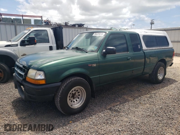 1999 Ford Ranger XLT with VIN 1FTYR14X7XPB63588, listed as a Copart auction lot 56425974 with 183,260 mi miles and Salvage Title. Bid and sale history available at DreamBid. Image 1.