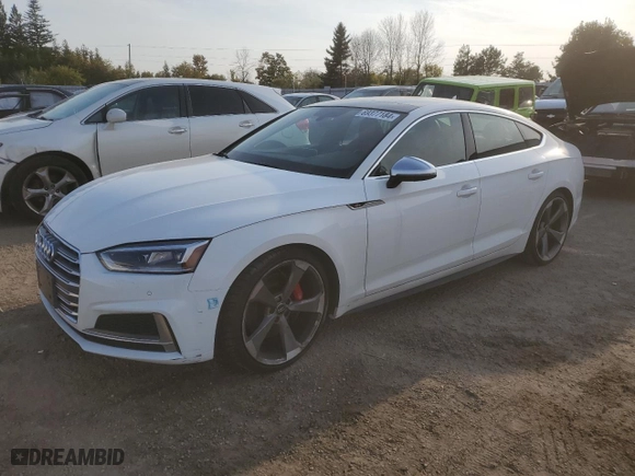 2019 Audi S5 Sportback Prestige with VIN WAUC4CF55KA071856, listed as a Copart auction lot 69377184 with NaN miles and Clean Title. Bid and sale history available at carsss.com. Image 1.