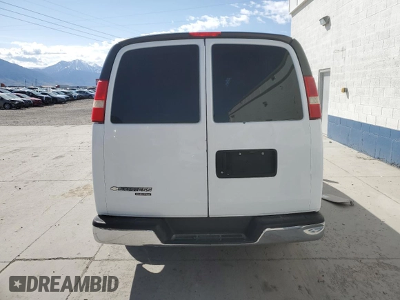 2013 Chevrolet Express Cargo Van with VIN 1GCSGAFX0D1135297, listed as a Copart auction lot 53786215 with 306,270 mi miles and Clean Title. Bid and sale history available at carsss.com. Image 6.