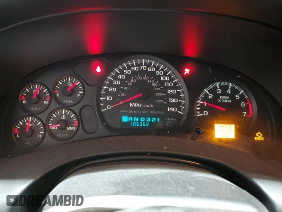 2005 Chevrolet Monte Carlo LT with VIN 2G1WX12K759266230, listed as a Copart auction lot 80693544 with 106,362 mi miles and Clean Title. Bid and sale history available at carsss.com. Image 9.
