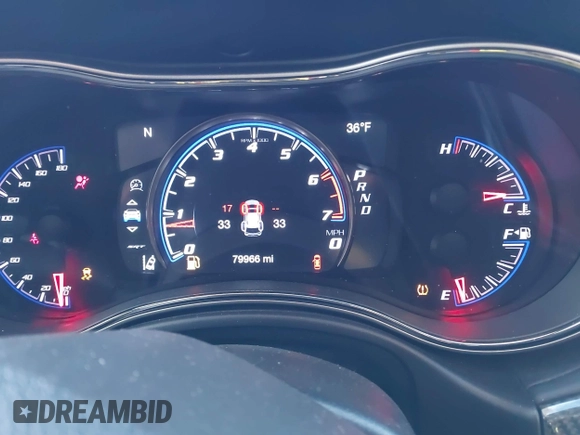 2017 Jeep Grand Cherokee SRT with VIN 1C4RJFDJ3HC694736, listed as a IAAI auction lot 41292771 with 79,966 mi miles. Bid and sale history available at carsss.com. Image 7.