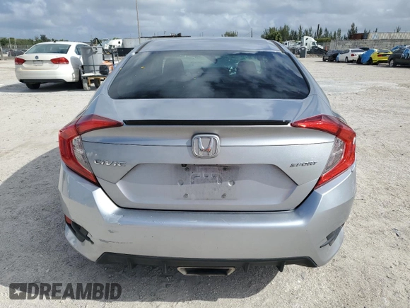 2019 Honda Civic Sport with VIN 2HGFC2F82KH520050, listed as a Copart auction lot 51368215 with 110,050 mi miles and Non Repairable. Bid and sale history available at DreamBid. Image 6.