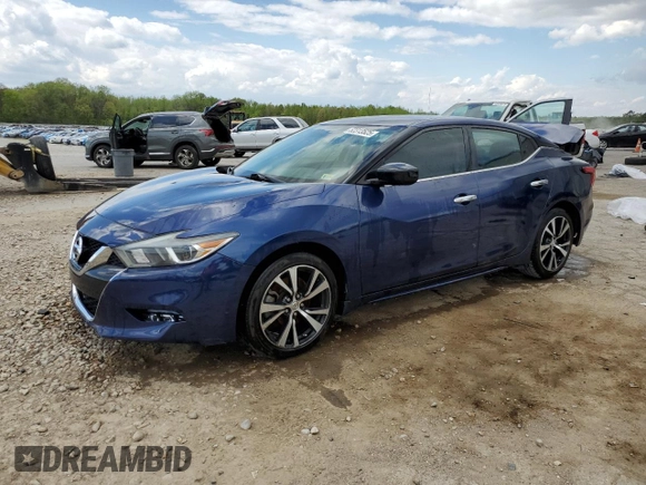 2018 Nissan Maxima SL with VIN 1N4AA6AP9JC390084, listed as a Copart auction lot 52313525 with 119,291 mi miles and Salvage title. Bid and sale history available at DreamBid. Image 1.