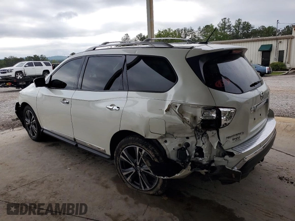 2017 Nissan Pathfinder SV with VIN 5N1DR2MM0HC661484, listed as a Copart auction lot 54237545 with 138,450 mi miles and Salvage title. Bid and sale history available at DreamBid. Image 2.