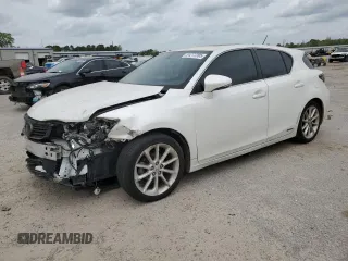 2013 Lexus CT 200h with VIN JTHKD5BH4D2149047, listed as a Copart auction lot 51277205 with 117,507 mi miles and Salvage title. Bid and sale history available at DreamBid. Image 1.