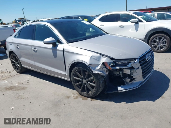 2015 Audi A3 Premium Plus z VIN WAUEFGFF3F1036709, wystawiony jako IAAI lot #42067857 z przebiegiem 109 667 mil mil oraz . Historia ofert i sprzedaży dostępna na DreamBid. Obrazek 1.