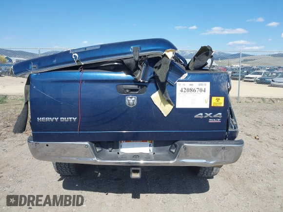 2006 Dodge 2500 Laramie with VIN 1D7KS28C86J172914, listed as a IAAI auction lot 42086704 with Not provided miles and . Bid and sale history available at DreamBid. Image 16.