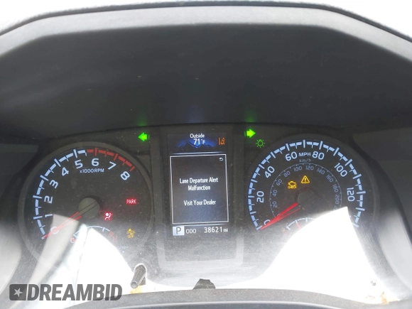 2022 Toyota Tacoma SR with VIN 3TYAX5GN1NT042099, listed as a IAAI auction lot 42081791 with 38,621 mi miles and . Bid and sale history available at DreamBid. Image 7.