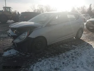 2014 Hyundai Accent GS with VIN KMHCT5AEXEU167098, listed as a IAAI auction lot 41552742 with 48,645 mi miles. Bid and sale history available at carsss.com. Image 2.