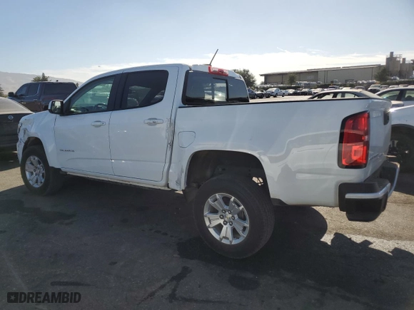 2022 Chevrolet Colorado 2WD LT with VIN 1GCGSCEA5N1108501, listed as a Copart auction lot 75758904 with 18,661 mi miles and Salvage Title. Bid and sale history available at carsss.com. Image 2.