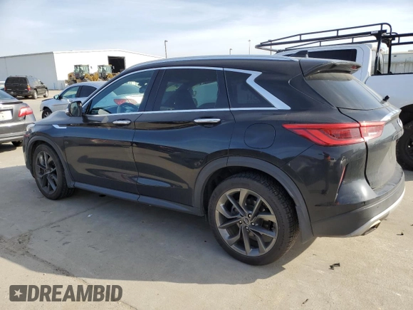 2019 Infiniti QX50 LUXE with VIN 3PCAJ5M10KF123447, listed as a Copart auction lot 39307983 with 63,727 mi miles. Bid and sale history available at carsss.com. Image 2.