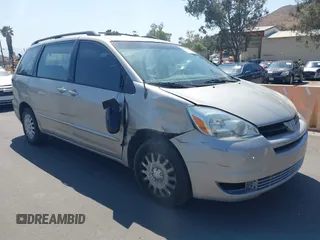2005 Toyota Sienna CE with VIN 5TDZA23CX5S307430, listed as a IAAI auction lot 42058219 with 97,391 mi miles and . Bid and sale history available at DreamBid. Image 1.
