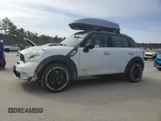 2012 MINI Countryman S with VIN WMWZC5C58CWM13141, listed as a Copart auction lot 48894185 with 128,291 mi miles and Salvage Title. Bid and sale history available at DreamBid. Image 1.