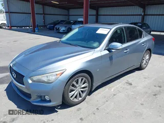 2014 Infiniti Q50 Premium with VIN JN1BV7AP0EM676949, listed as a IAAI auction lot 42684403 with 186,135 mi miles and . Bid and sale history available at DreamBid. Image 17.
