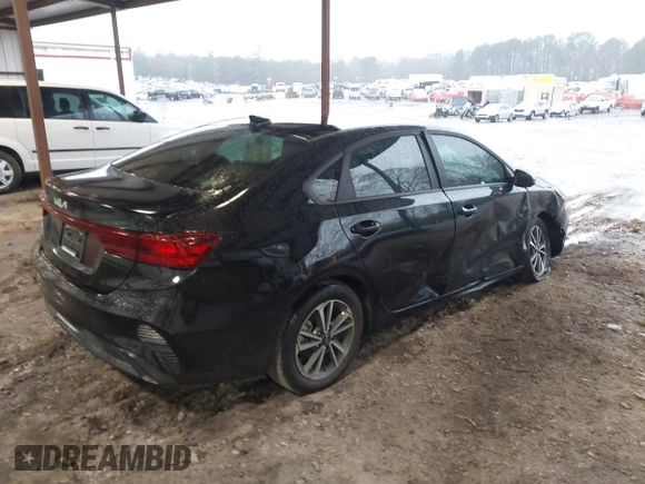 2024 Kia Forte LXS with VIN 3KPF24AD0RE823948, listed as a IAAI auction lot 41736847 with 6,566 mi miles. Bid and sale history available at carsss.com. Image 4.