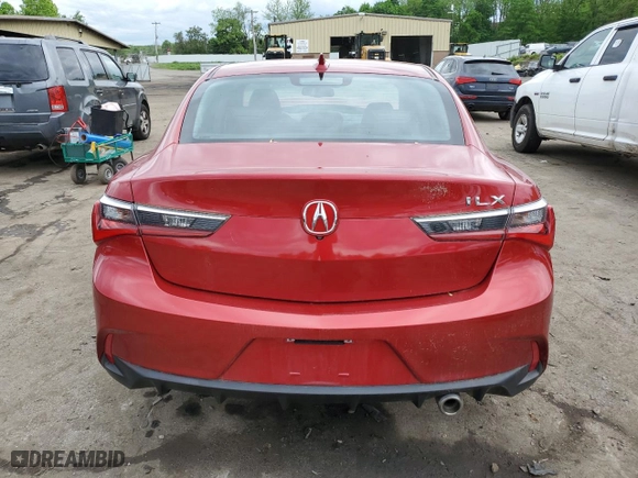 2019 Acura ILX w/Premium Pkg with VIN 19UDE2F72KA001989, listed as a Copart auction lot 44601135 with 0 mi miles and Clean Title. Bid and sale history available at carsss.com. Image 6.