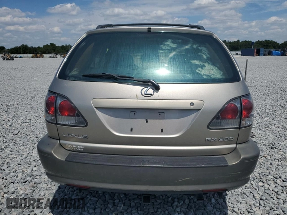 2002 Lexus RX 300 with VIN JTJGF10UX20126100, listed as a Copart auction lot 55652345 with 233,477 mi miles and Clean title. Bid and sale history available at DreamBid. Image 6.