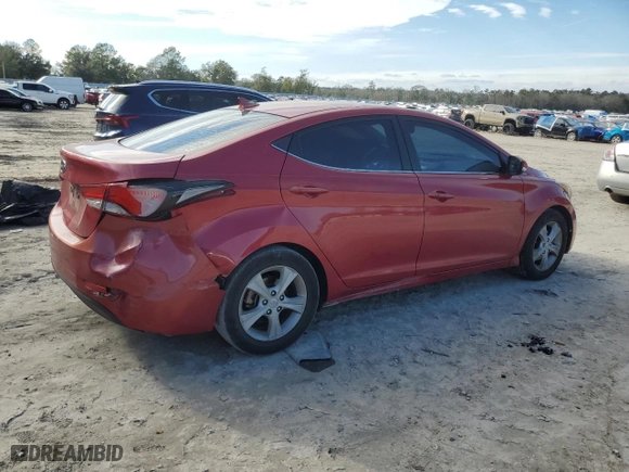 2016 Hyundai Elantra Value Edition with VIN KMHDH4AE8GU489998, listed as a Copart auction lot 46867675 with 168,539 mi miles and Salvage Title. Bid and sale history available at carsss.com. Image 3.
