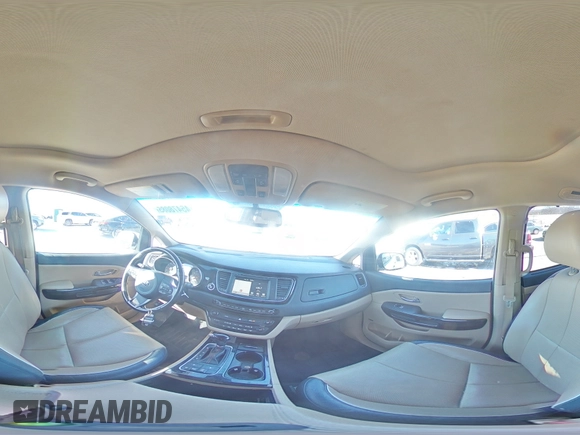 2015 Kia Sedona SX-L with VIN KNDME5C16F6034552, listed as a Copart auction lot 45478085 with 150,158 mi miles and Salvage Title. Bid and sale history available at DreamBid. Image 15.