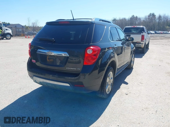 2014 Chevrolet Equinox LTZ with VIN 2GNFLHEK0E6212946, listed as a IAAI auction lot 42142040 with 124,524 mi miles. Bid and sale history available at carsss.com. Image 4.