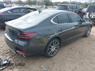 2022 Genesis G70 2.0T with VIN KMTG34TA4NU089672, listed as a IAAI auction lot 41337746 with 30,200 mi miles. Bid and sale history available at carsss.com. Image 4.