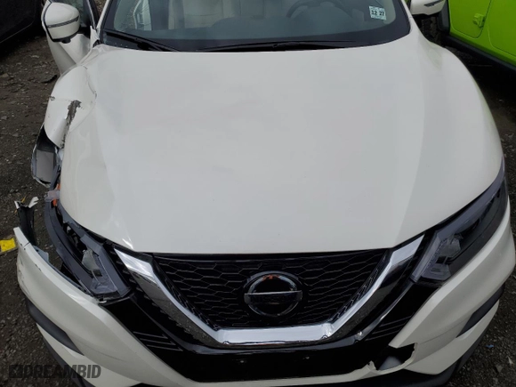 2022 Nissan Rogue Sport SV with VIN JN1BJ1BW6NW492067, listed as a Copart auction lot 47306795 with 10,499 mi miles and Salvage Title. Bid and sale history available at carsss.com. Image 12.