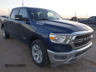 2022 Ram 1500 Big Horn with VIN 1C6RREMT1NN261444, listed as a IAAI auction lot 41811390 with 68,383 mi miles. Bid and sale history available at carsss.com. Image 1.