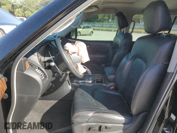 2018 Nissan Armada SL with VIN JN8AY2ND5JX001341, listed as a Copart auction lot 52087444 with 106,141 mi miles and Non Repairable. Bid and sale history available at carsss.com. Image 7.
