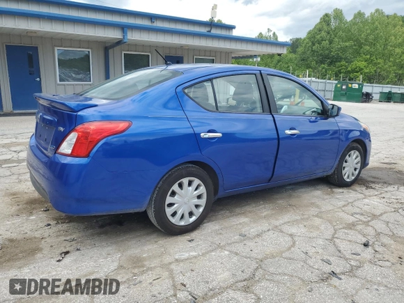 2015 Nissan Versa SV with VIN 3N1CN7AP7FL824210, listed as a Copart auction lot 58323395 with 69,724 mi miles and Salvage title. Bid and sale history available at DreamBid. Image 3.