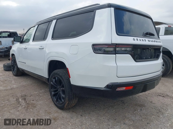 2024 Jeep Grand Wagoneer Series II with VIN 1C4SJSFP6RS150251, listed as a IAAI auction lot 41619475 with 20,715 mi miles and . Bid and sale history available at DreamBid. Image 3.