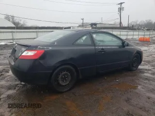 2007 Honda Civic Cpe LX with VIN 2HGFG12617H582467, listed as a Copart auction lot 44207025 with 166,260 mi miles and Clean Title. Bid and sale history available at carsss.com. Image 3.