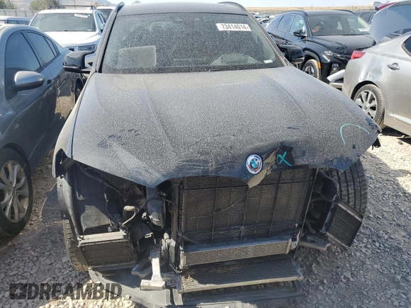 2020 BMW X3 M Competition with VIN 5YMTS0C00LLT10145, listed as a Copart auction lot 73414014 with 0 mi miles and Salvage Title. Bid and sale history available at carsss.com. Image 5.