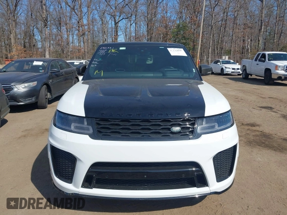 2019 Land Rover Range Rover Sport SVR with VIN SALWZ2SE7KA865879, listed as a IAAI auction lot 41613539 with 65,456 mi miles and . Bid and sale history available at DreamBid. Image 12.