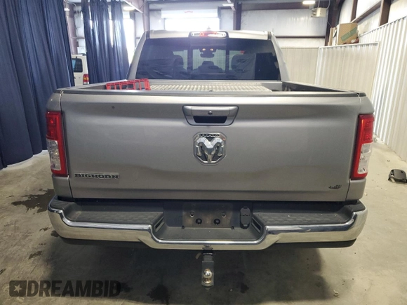 2022 Ram 1500 Big Horn with VIN 1C6RREFG4NN325881, listed as a Copart auction lot 60715695 with 93,313 mi miles and Clean title. Bid and sale history available at DreamBid. Image 6.