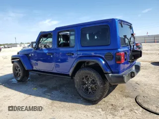 2019 Jeep Wrangler Unlimited Sahara z VIN 1C4HJXEG1KW625568, wystawiony jako Copart lot #42751805 z przebiegiem Nie podano mil oraz Nie do naprawy • Non repairable. Historia ofert i sprzedaży dostępna na DreamBid. Obrazek 2.