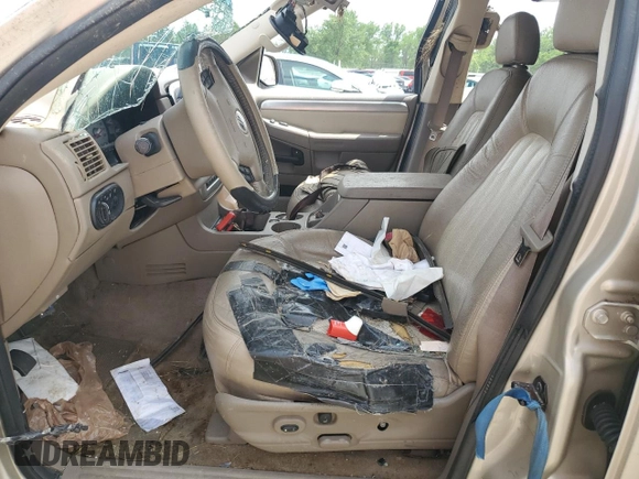 2005 Mercury Mountaineer Convenience z VIN 4M2ZU86W35UJ00044, wystawiony jako Copart lot #57158275 z przebiegiem Nie podano mil oraz Szkoda całkowita • Salvage title. Historia ofert i sprzedaży dostępna na DreamBid. Obrazek 7.