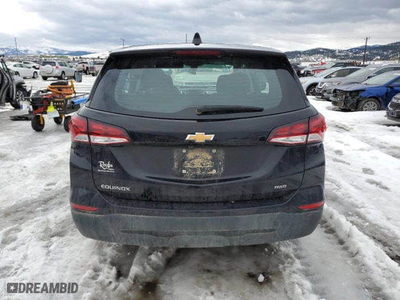 2023 Chevrolet Equinox LS with VIN 3GNAXSEG1PL221869, listed as a Copart auction lot 45819025 with 17,104 mi miles and Salvage Title. Bid and sale history available at carsss.com. Image 6.