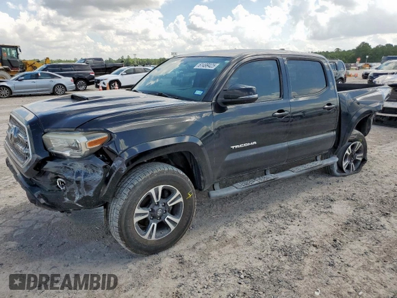 2017 Toyota Tacoma SR5 with VIN 5TFCZ5AN1HX102498, listed as a Copart auction lot 61499425 with 210,433 mi miles and Salvage title. Bid and sale history available at DreamBid. Image 1.