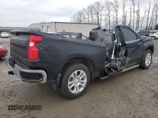 2024 Chevrolet Silverado 1500 LTZ with VIN 1GCUDGE85RZ334062, listed as a Copart auction lot 82443594 with Not Provided miles and Salvage Title. Bid and sale history available at DreamBid. Image 3.