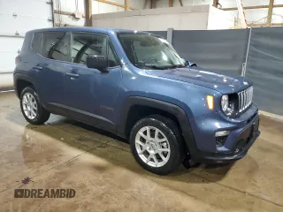 2023 Jeep Renegade Latitude with VIN ZACNJDB16PPP68504, listed as a Copart auction lot 61209555 with 23,764 mi miles and Clean title. Bid and sale history available at DreamBid. Image 4.