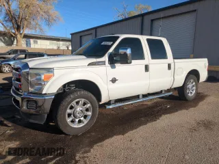2014 Ford Super Duty F-250 SRW XL with VIN 1FT7W2BT7EEA66944, listed as a Copart auction lot 49853625 with 212,642 mi miles and Salvage Title. Bid and sale history available at carsss.com. Image 1.