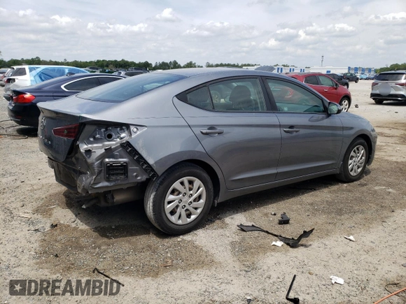 2019 Hyundai Elantra SE with VIN KMHD74LF6KU833555, listed as a Copart auction lot 53786815 with 56,501 mi miles and Salvage Title. Bid and sale history available at DreamBid. Image 3.